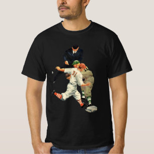 Camiseta Jogadores de beisebol esportivo vintage seguros na