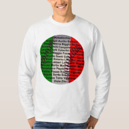 Camiseta Jogadores De Beisebol Italianos Americanos