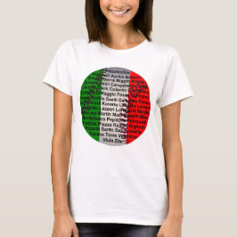 Camiseta Jogadores De Beisebol Italianos Americanos