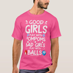 Camiseta Jogadores De Bilhar De piscina Jogam Meninas Más J