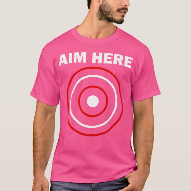 Camiseta Jogadores de Dardos Alvo de Tiro (Frente)