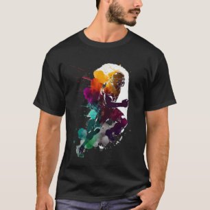 Camiseta Jogadores de futebol americano variaram cores desi