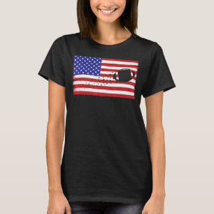 Camiseta Jogadores de futebol americanos jogam futebol amer