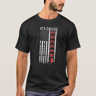 Camiseta Jogadores de futebol Bandeira Americana Chama-se F