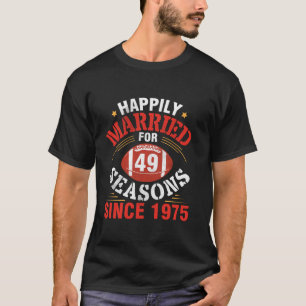 Camiseta Jogadores De Futebol Casaram Felizmente Por 49 Ses
