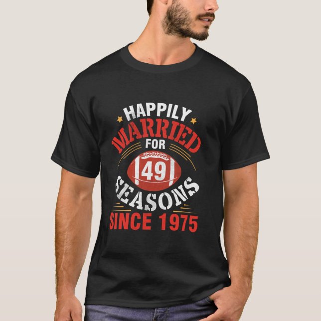 Camiseta Jogadores De Futebol Casaram Felizmente Por 49 Ses (Frente)