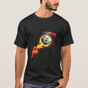 Camiseta Jogadores De Futebol Da Bélgica Para Ventiladores