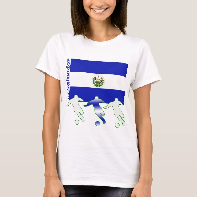 Camiseta Jogadores de futebol - El Salvador (Frente)