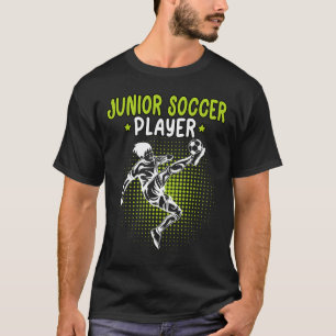 Camiseta Jogadores de Futebol Júnior Jovens Jogadores de Fu