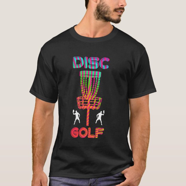 Camiseta Jogadores De Golfe De Disco Jogam Cerveja Alvo Fri (Frente)