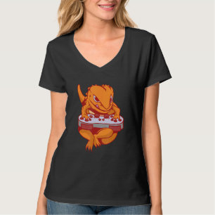 Camiseta Jogadores De Jogo De Dragões Com Caráter De Jogo P