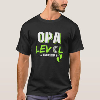 Camiseta Jogadores De Jogos De Nível Opa Desbloqueados Joga