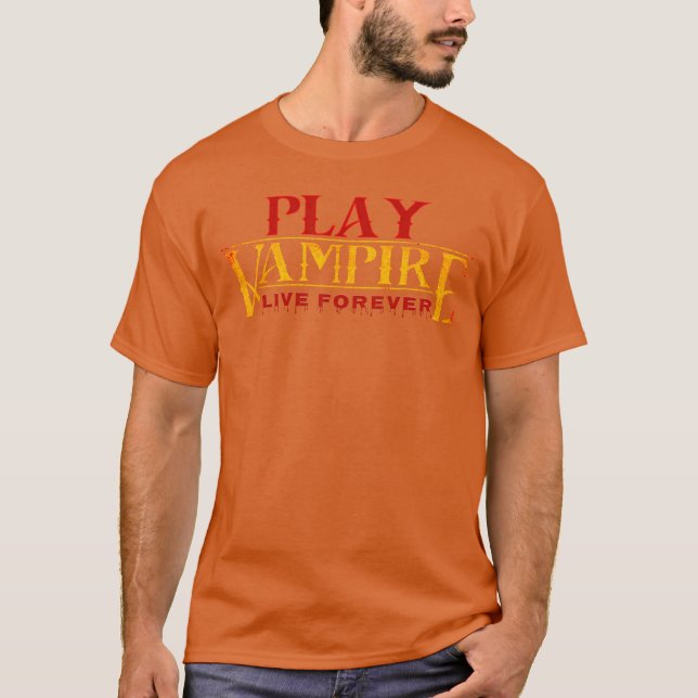 Camiseta Jogadores de LARP TRPG de Horror de Vampiro JOGAM  (Frente)