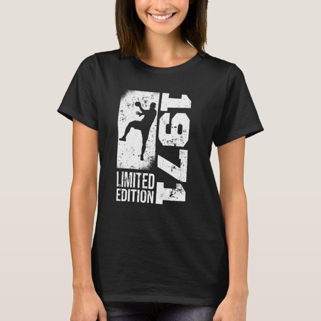 Camiseta Jogadores de mão Jogo de handebol de 1971 (Frente)