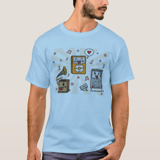 Camiseta Jogadores de música bonitos - o t-shirt dos homens