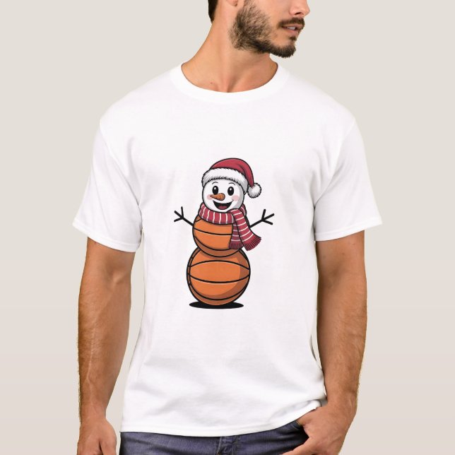 Camiseta Jogadores de Natal no Basquete (Frente)