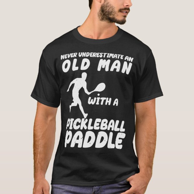 Camiseta Jogadores de Pickleball Pickleball Homens (Frente)
