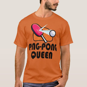 Camiseta Jogadores de pinos mesa para mulheres