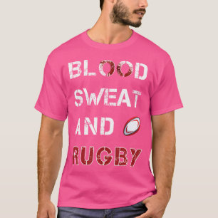 Camiseta Jogadores De Rugby Sangue E Rugby