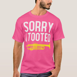 Camiseta Jogadores De Trompete Desculpem Por Tocar Um Tromp