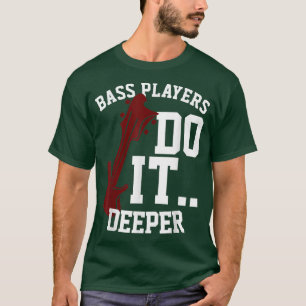 Camiseta Jogadores De Violão Engraçados Bass Guitarista 82