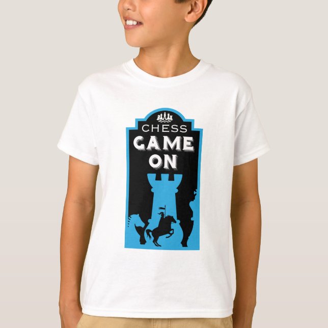 Camiseta Jogadores de Xadrez Competitivos (Frente)
