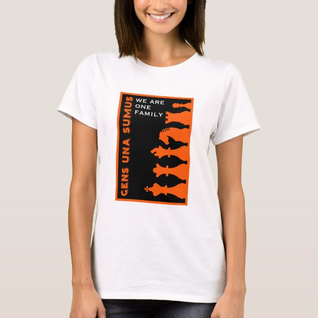 Camiseta Jogadores de Xadrez Competitivos (Frente)
