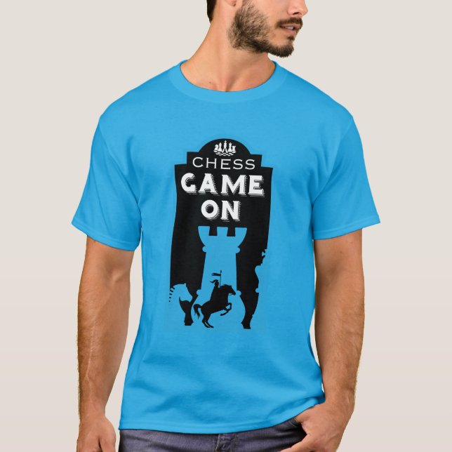 Camiseta Jogadores de Xadrez Competitivos (Frente)