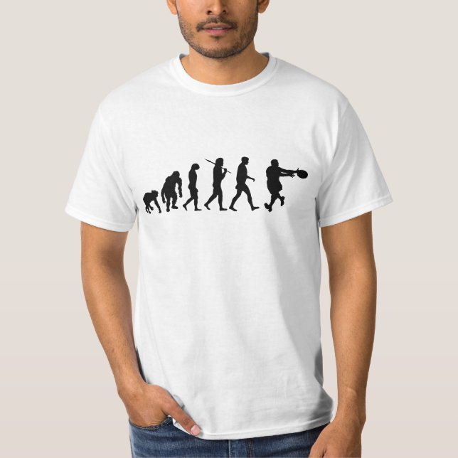 Camiseta Jogadores do backline do rugby que passam (Frente)