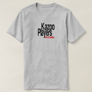 Camiseta Jogadores do Kazoo fazem melhor Piada de T-Shirt