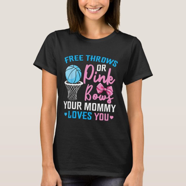 Camiseta Jogadores Grátis Ou Arcos Rosa Mamães Adora Você S (Frente)