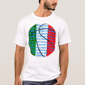 Camiseta Jogadores Italianos Americanos de Basquetebol