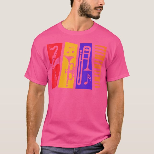 Camiseta Jogadores Jazz Music (Frente)