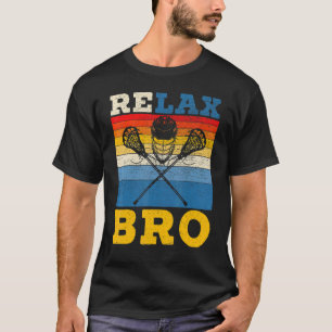 Camiseta Jogadores Lacrosse Lax Stick Sports Team Retro