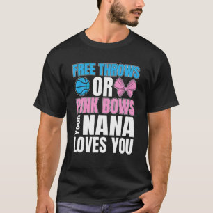 Camiseta jogadores livres ou arcos cor-de-rosa Nana ama voc