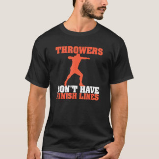Camiseta Jogadores não têm linhas acabadas jogando tiro