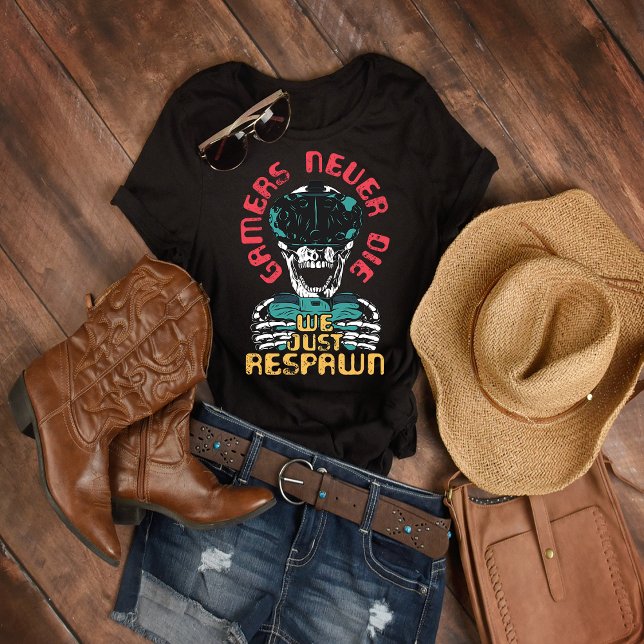 Camiseta Jogadores Nunca Morrem T-Shirt (Criador carregado)