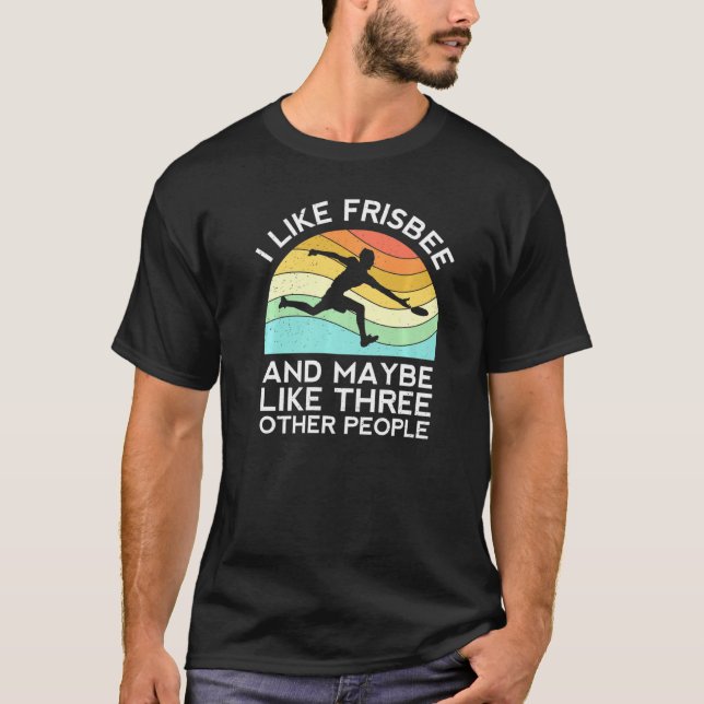 Camiseta Jogadores Retron Frisbee, Mulheres Voando Dis (Frente)