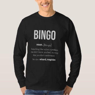 Camiseta Jogadores Sortudos do Jogo da Loteria Bingo