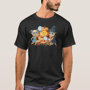 Camiseta Jogadores temáticos do tênis Halloween segurando r