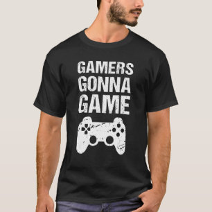 Camiseta Jogadores vão jogar games com tecnologia digital