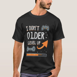 Camiseta Jogadores Vídeo Game Engraçado Legal Mais Velho Su