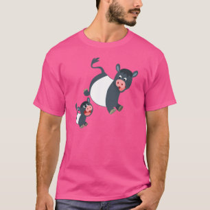 Camiseta Jogando a vaca de Galloway & o t-shirt cercados