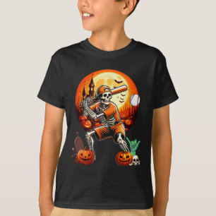 Camiseta Jogando Baseball Jogador de Halloween Trainer Amor