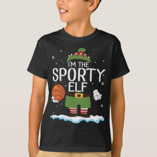 Camiseta Jogando basquete na neve sou o desportivo ELF Merr