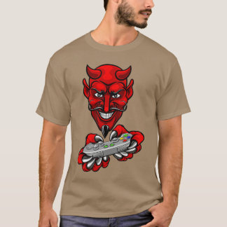 Camiseta Jogando Com o Amigo do Diabo