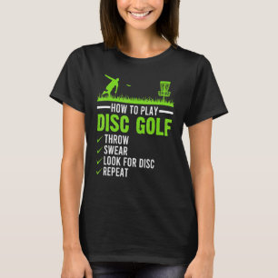 Camiseta Jogando disco Golf Disco Frisbee Golfer Humor Golf