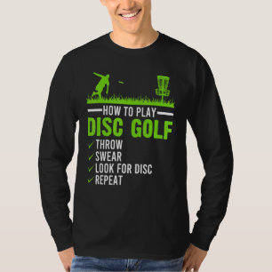 Camiseta Jogando disco Golf Disco Frisbee Golfer Humor Golf