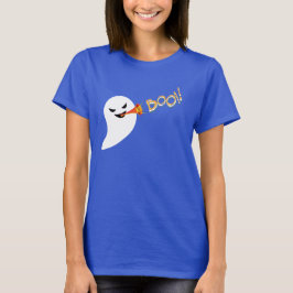 Camiseta Jogando fantasma e cantando boo