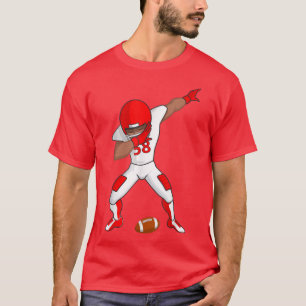 Camiseta Jogando Futebol TKids Boys Men Dab Dance Funny Gi